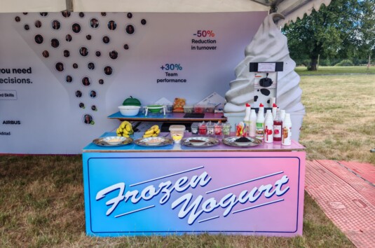 we would like to hire a mobile frozen yogurt bar for our daughter birthday party at company summer event, great idea for festival wedding reception, oxfordshire