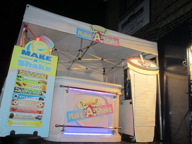 Pop-up Milkshake Unit. Staff Appreciation, Birthday Party. hire pop-up milkshake unit, mobile milkshake van, exhibition stand attraction promotion event, conference refreshments, staff appreciation birthday party London