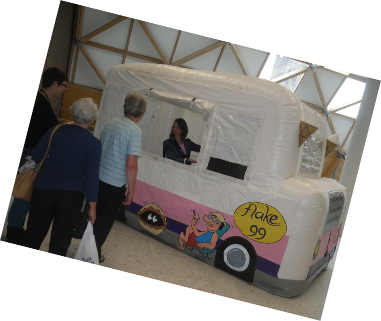 indoor ice cream van