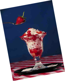 strawbery sundae