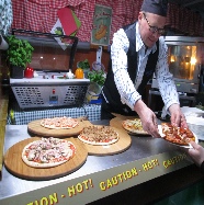 freshly made pizzas freshly made pizzas