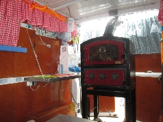 pizza van with wood fired oven
