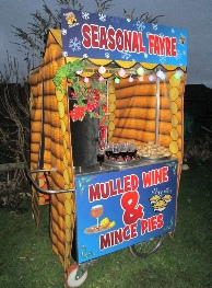 mulled winr urn on mobile cart