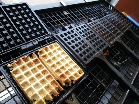 freshly cooked waffles freshly cooked waffles